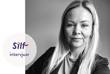 Bild på Emma Löfgren, praktikant på Silf