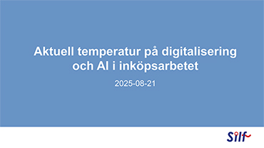 Bild av framsidan på Digitaliseringsrapport Silf ljusblå